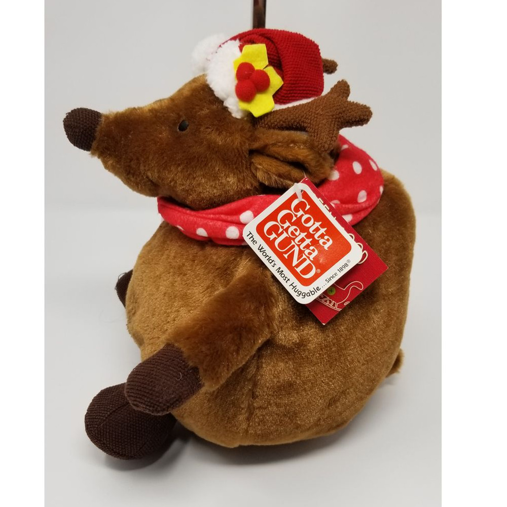 GUND Adorable Rolly Polly Reindeer - Picture 4 of 6